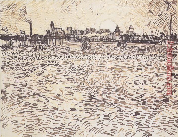 Vincent van Gogh Summer Evening Drawing